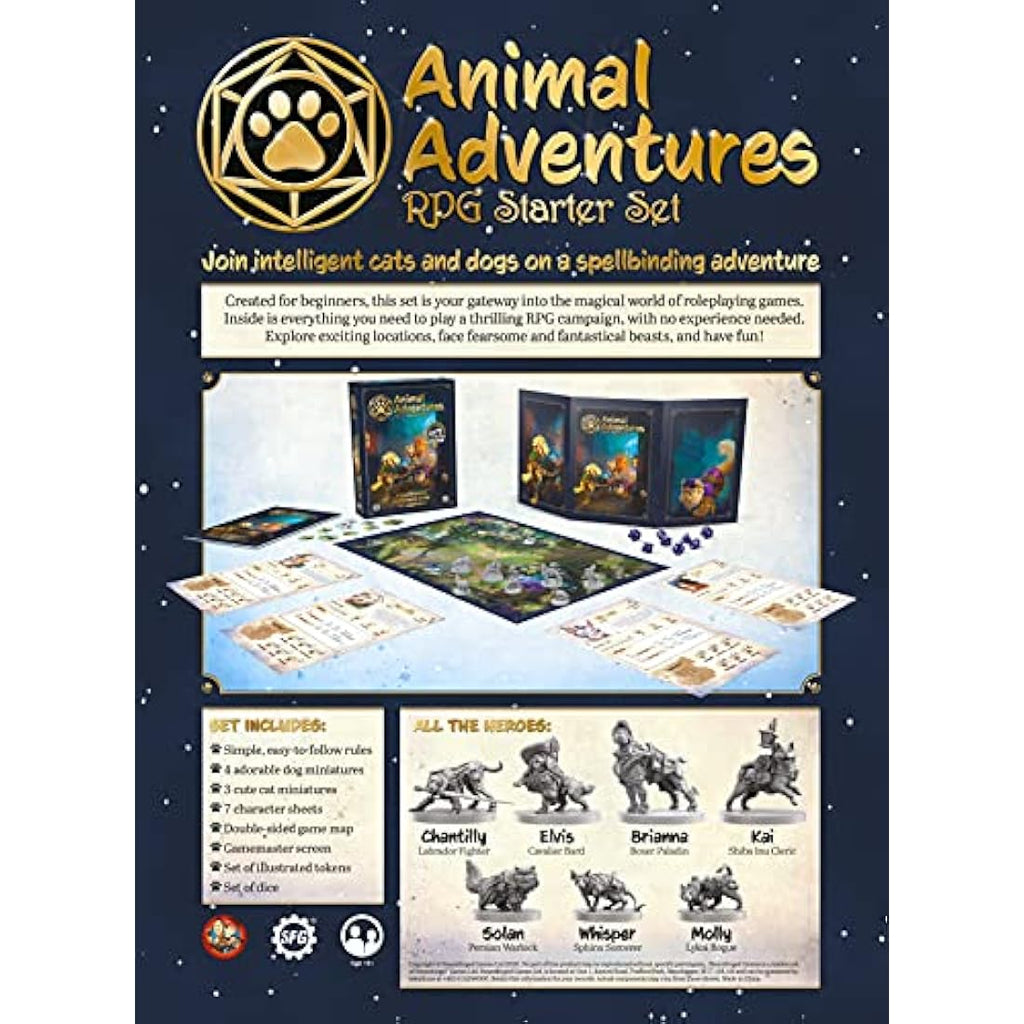 Animal Adventures RPG Starter Set | 5E Compatible Tabletop Game