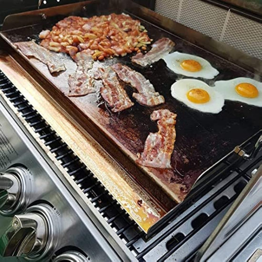 Onlyfire Stainless Steel Rectangle BBQ Griddle Plancha for Gas Grills