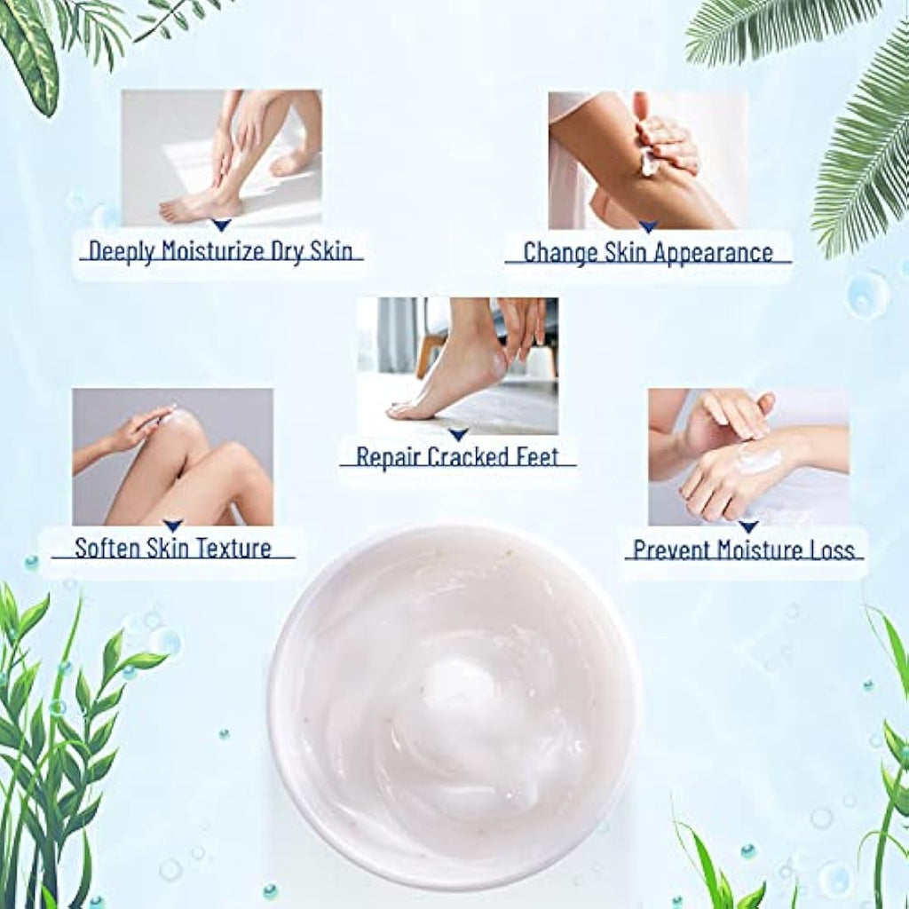 OUKEYA 40% Urea Cream for Cracked Heels and Dry Skin - 4 Pack (150g)