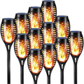 Geemoo Solar Torch Lights – 12 Pack Waterproof Flickering Flame Decor