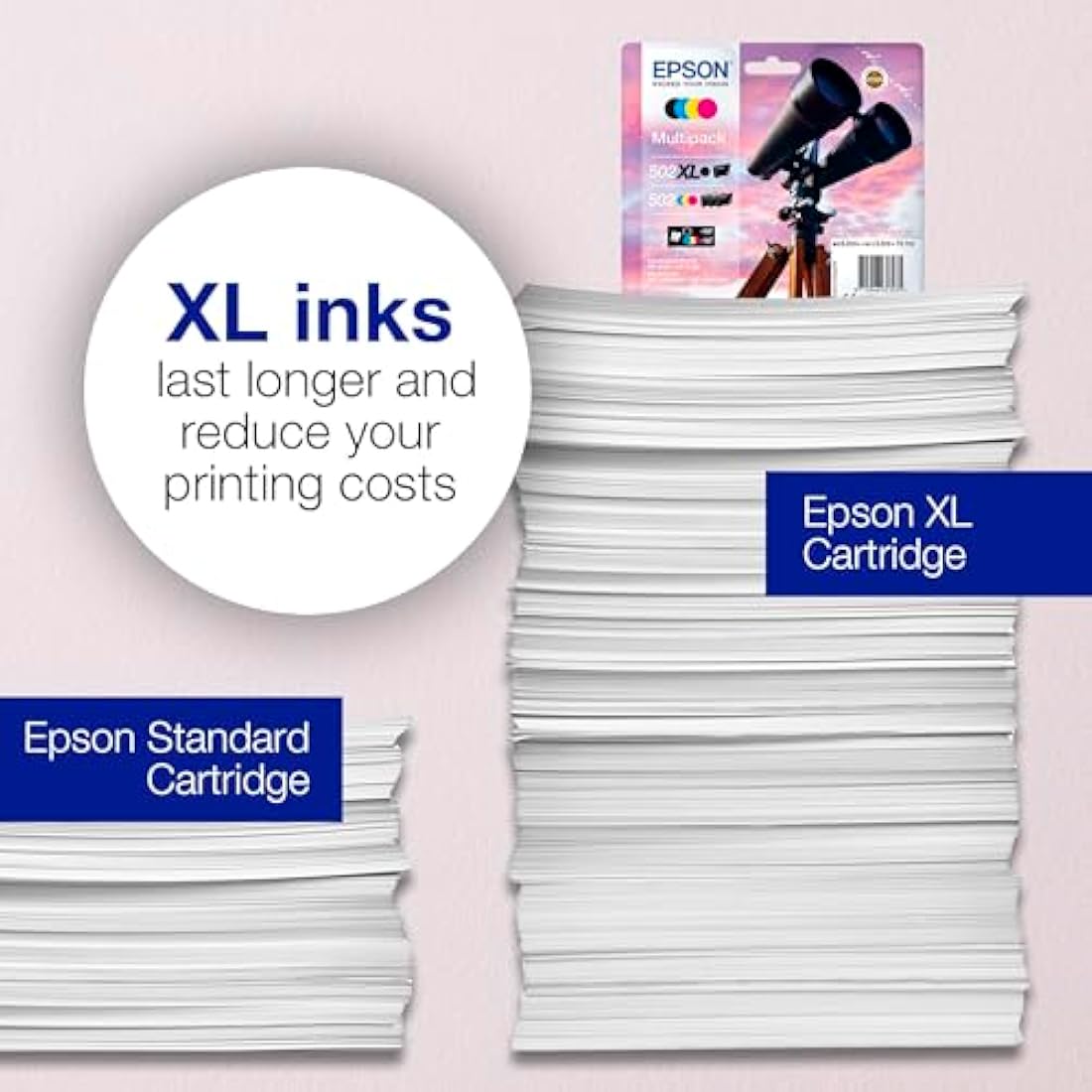 Epson 502 Genuine Ink Cartridges Multipack | 4-Colour Inkjet Set