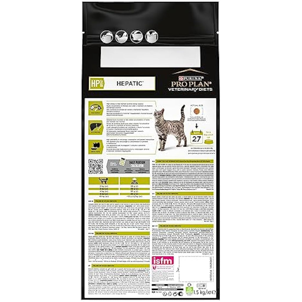 Pro Plan Veterinary Diets Hepatic Cat Food – Liver Support – 1.5kg
