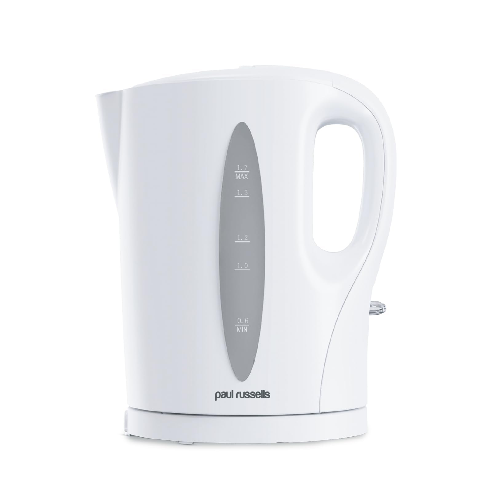 Paul Russells Electric Kettle – 1.7L White Plastic, 2200W Fast Boil