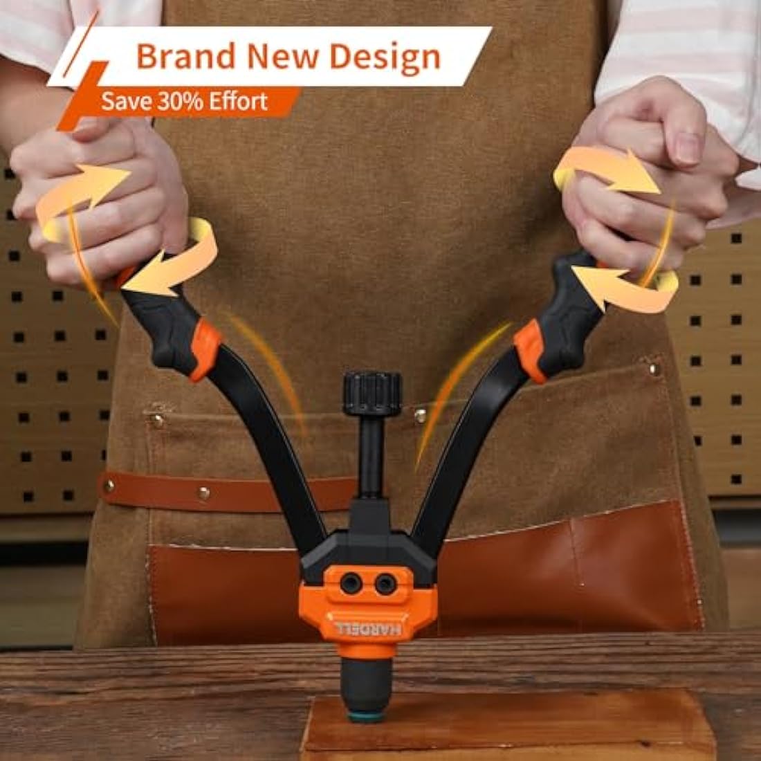 HARDELL 14" Rivet Nut Tool Kit | 7 Mandrels, 100 Rivnuts & Carrying Case