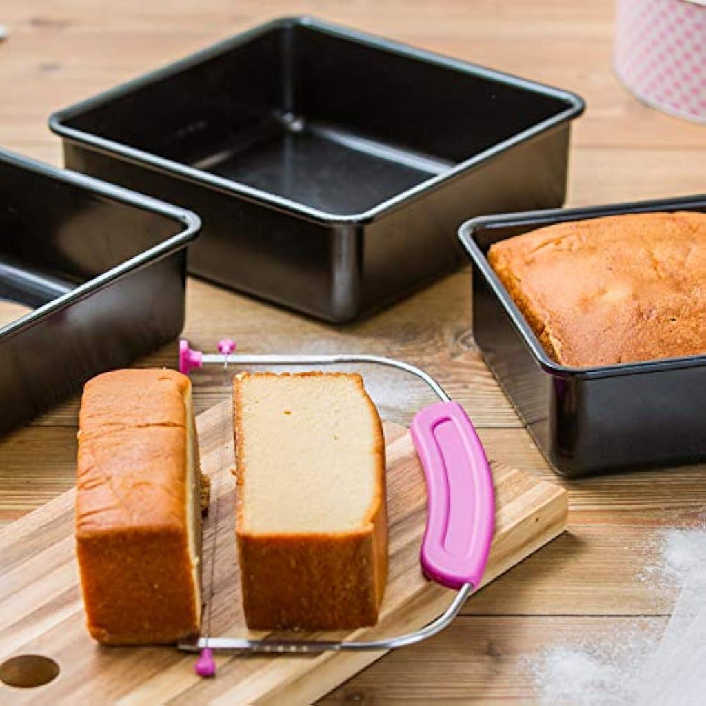 Jolof Store Square Cake Tin – 18cm Non-Stick Carbon Steel Pan