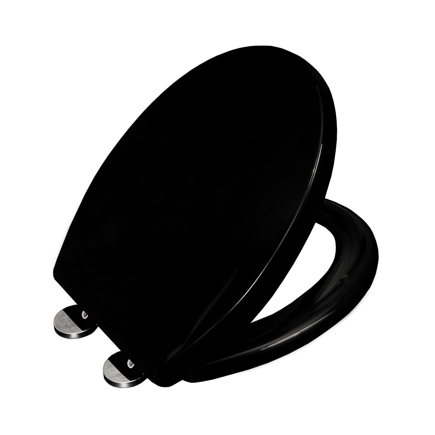 Black Toilet Seat – Soft Close Quick Release Heavy-Duty UF