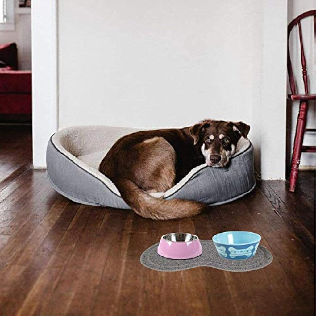 SunAter Silicone Pet Feeding Mat – Waterproof Non-Slip PVC Food Tray