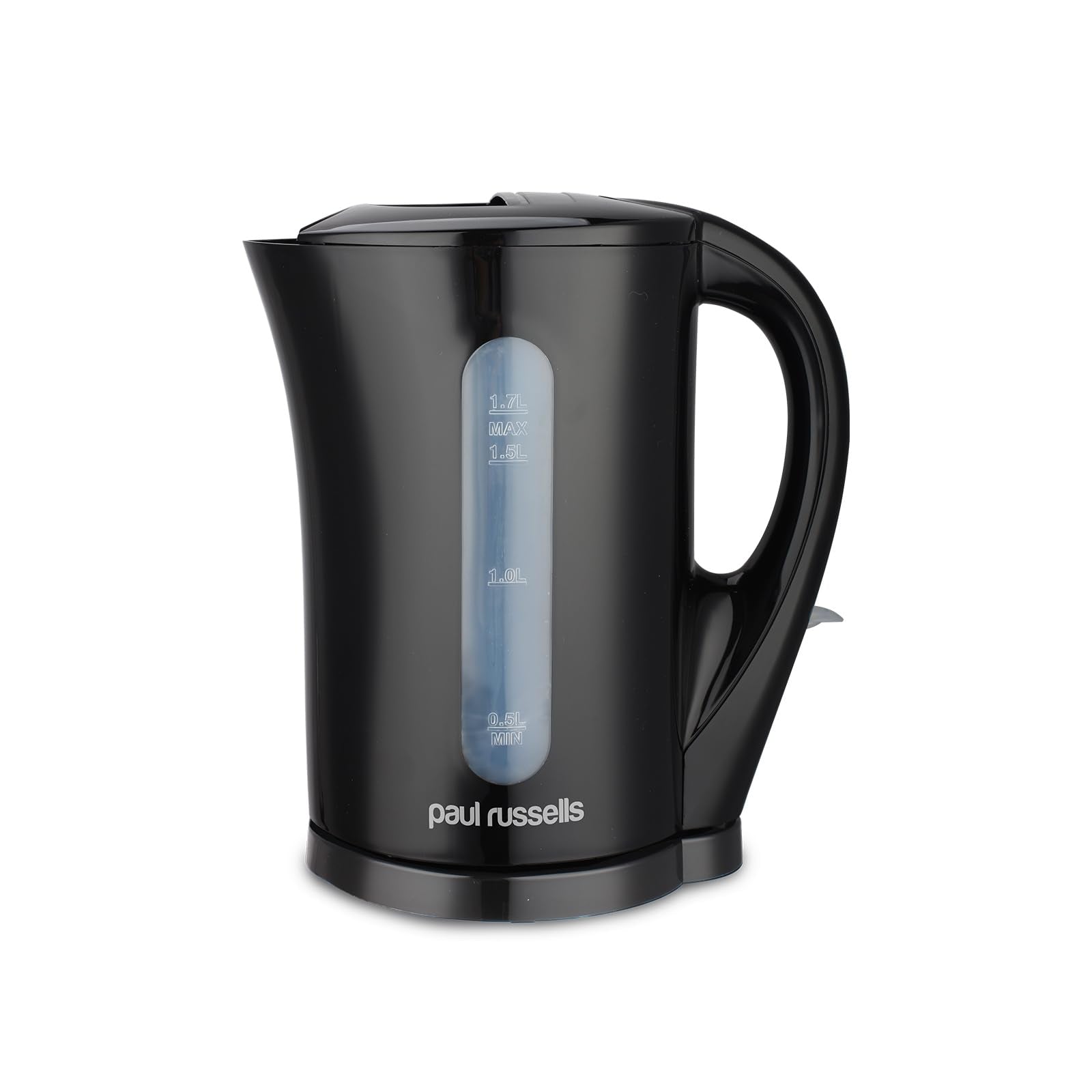Paul Russells Electric Kettle – 1.7L Fast Boil Water Dispenser, Black