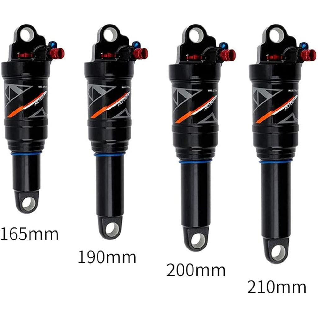 Splumzer MTB Air Rear Shock Absorber | 210mm Manual Lockout – Alloy