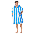 Dock & Bay Adult Beach Poncho | Quick Dry Hooded Changing Robe - Bondi Blue