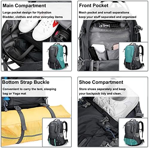 G4Free 50L Hiking Backpack | Waterproof Mountaineering Travel Rucksack