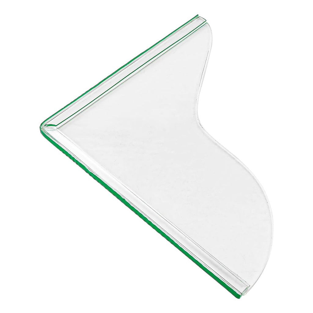 ANCLLO 2Pcs Shower Splash Guard Self- Adhesive Transparent Shower Water Guard Bath Corner Water Splash Guard to Keep Water in Shower for Washbasin