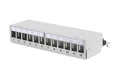 Digitus 12-Port Shielded Desktop Patch Panel for Keystone Modules – Grey