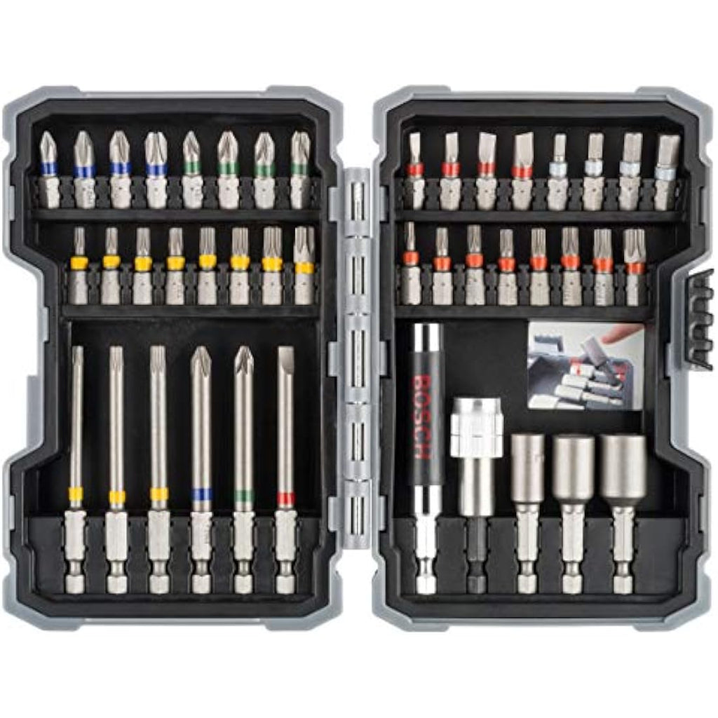 Bosch Professional 43-Piece Screwdriver Bit & Nutsetter Set | S2 Steel