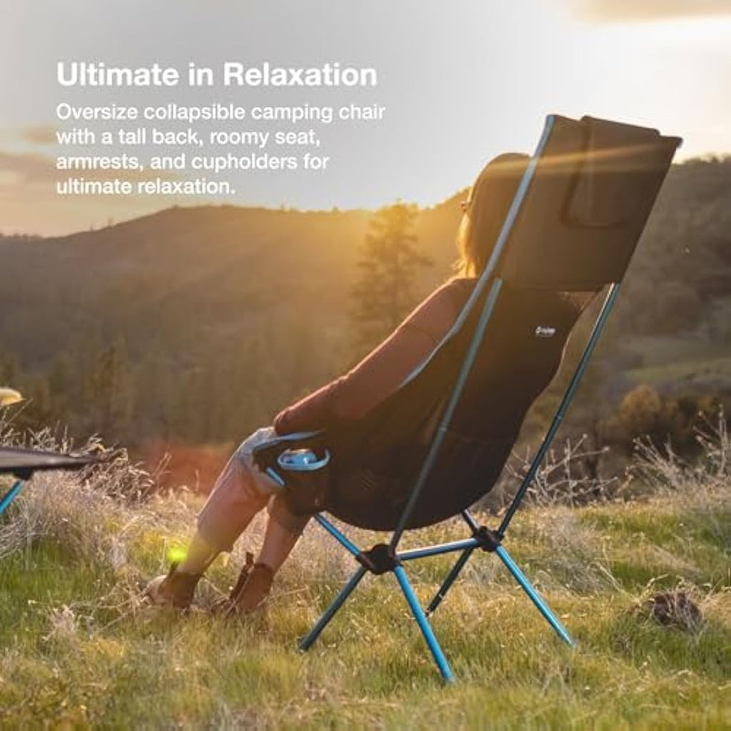 Helinox Savanna High-Back Collapsible Camp Chair - Coyote Tan