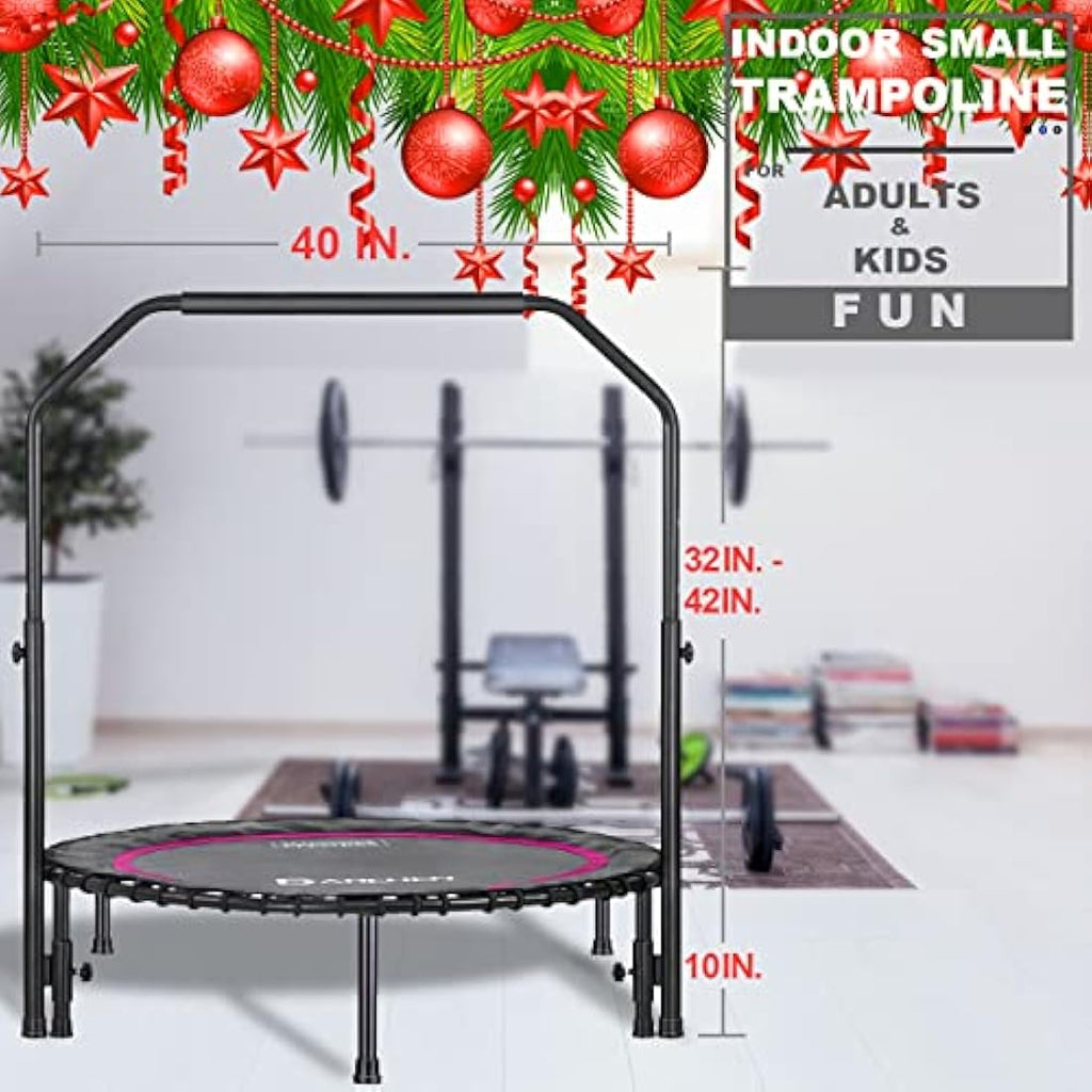 Jolof Store Mini Rebounder Trampoline – 200KG Heavy Duty Fitness