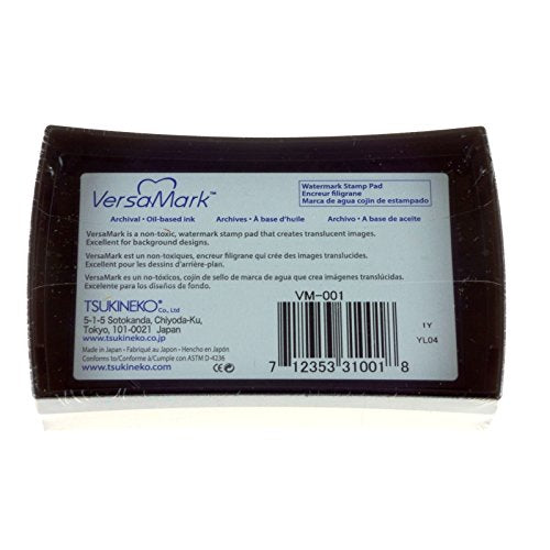 Tsukineko Versamark Watermark Ink Pad,Clear,9.7 x 5.7 cm - image 2