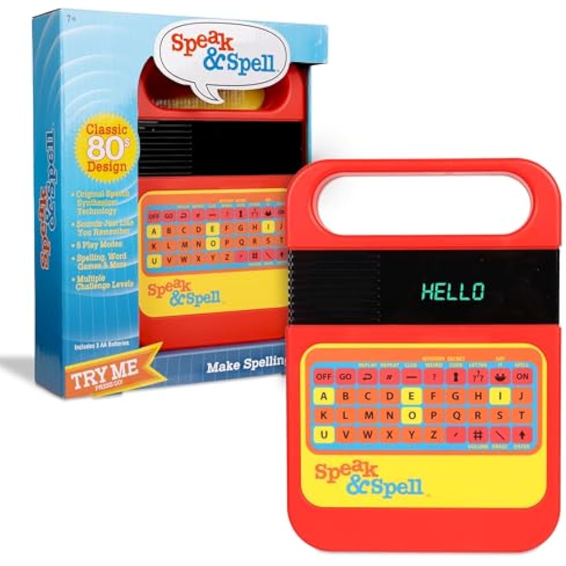 Basic Fun Speak & Spell Electronic Game – Retro Educational Toy