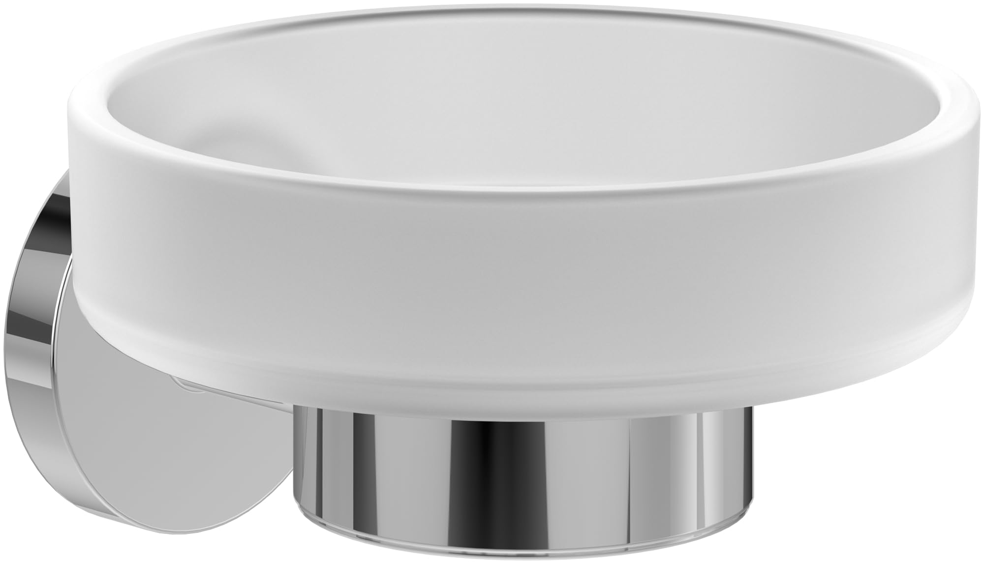 Villeroy & Boch Elements Tender Soap Dish – Chrome & Satin Glass