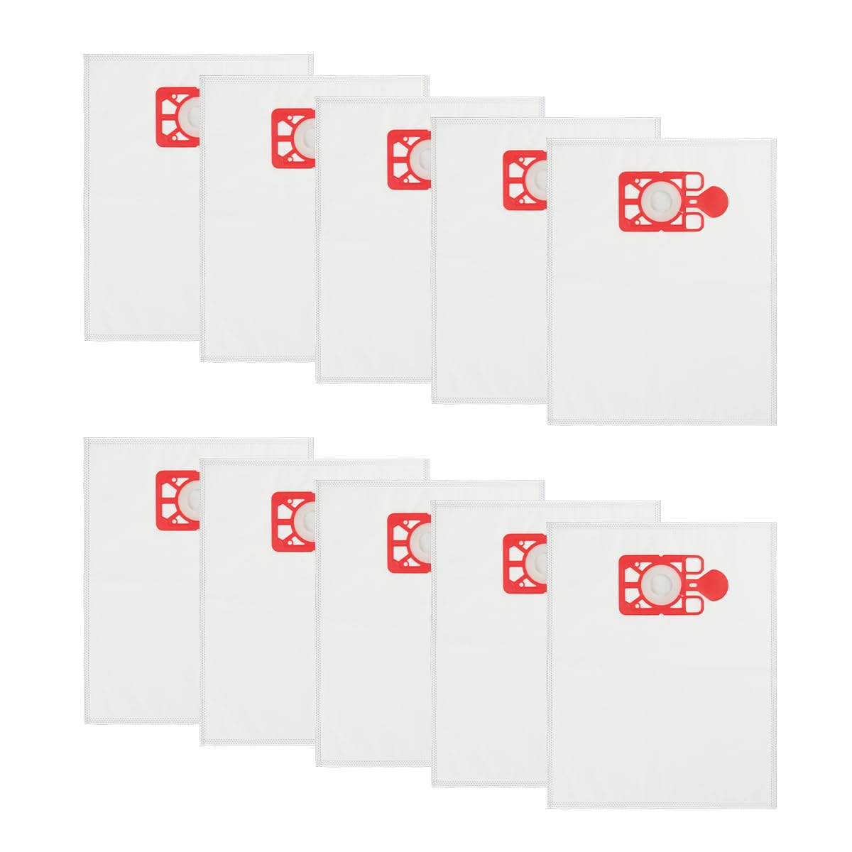 SHUOMAO 10-Pack Microfibre Vacuum Bags for Henry XL, George & Charles