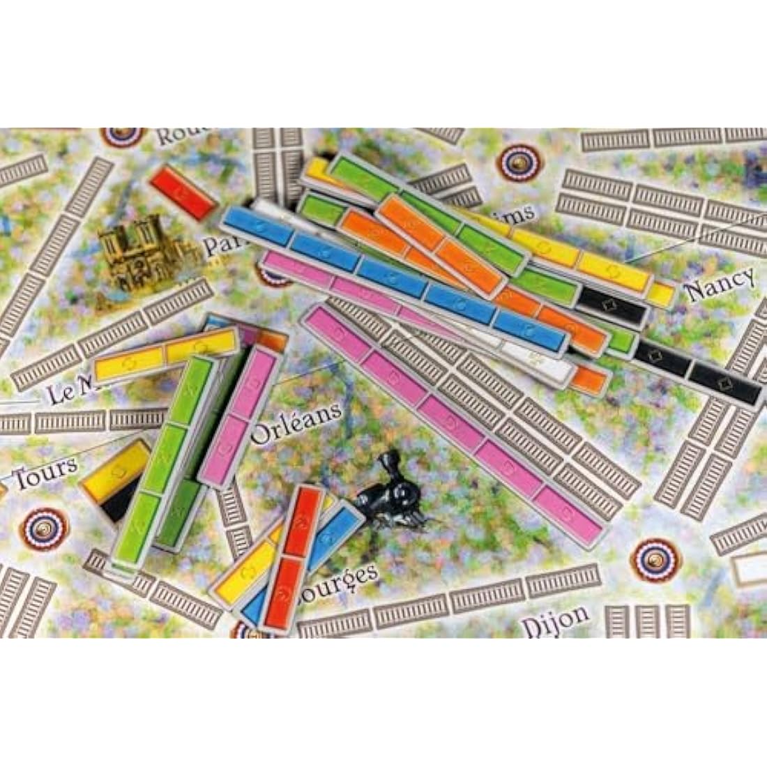 Days of Wonder Ticket to Ride France & Old West Board Game Expansion