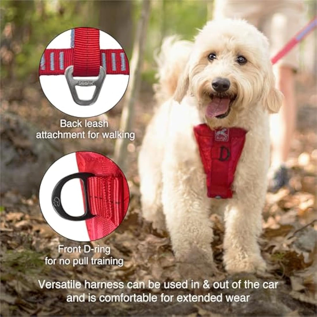 Jolof Store Crash Tested Dog Car Harness | No-Pull Smart Harness, Purple