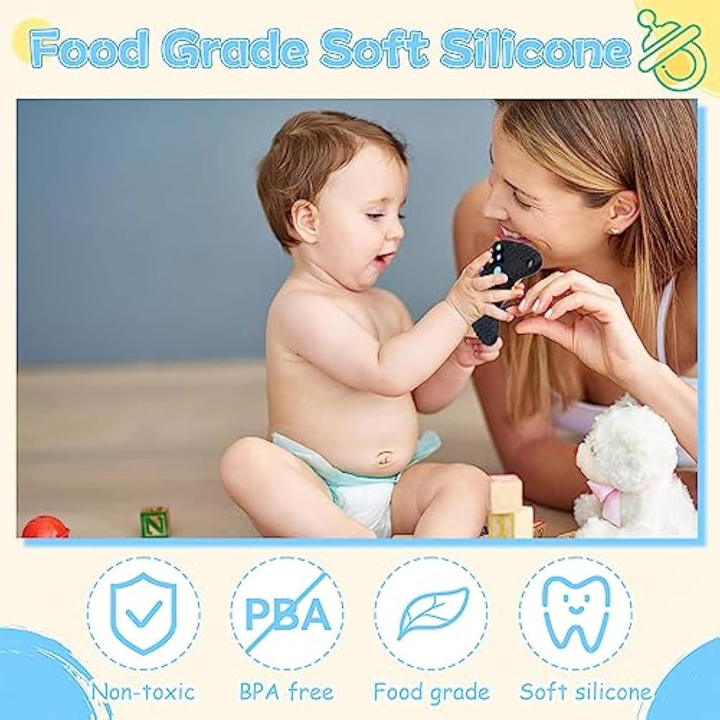 Tikplus Baby Remote Control & Game Controller Silicone Teething Toy Set