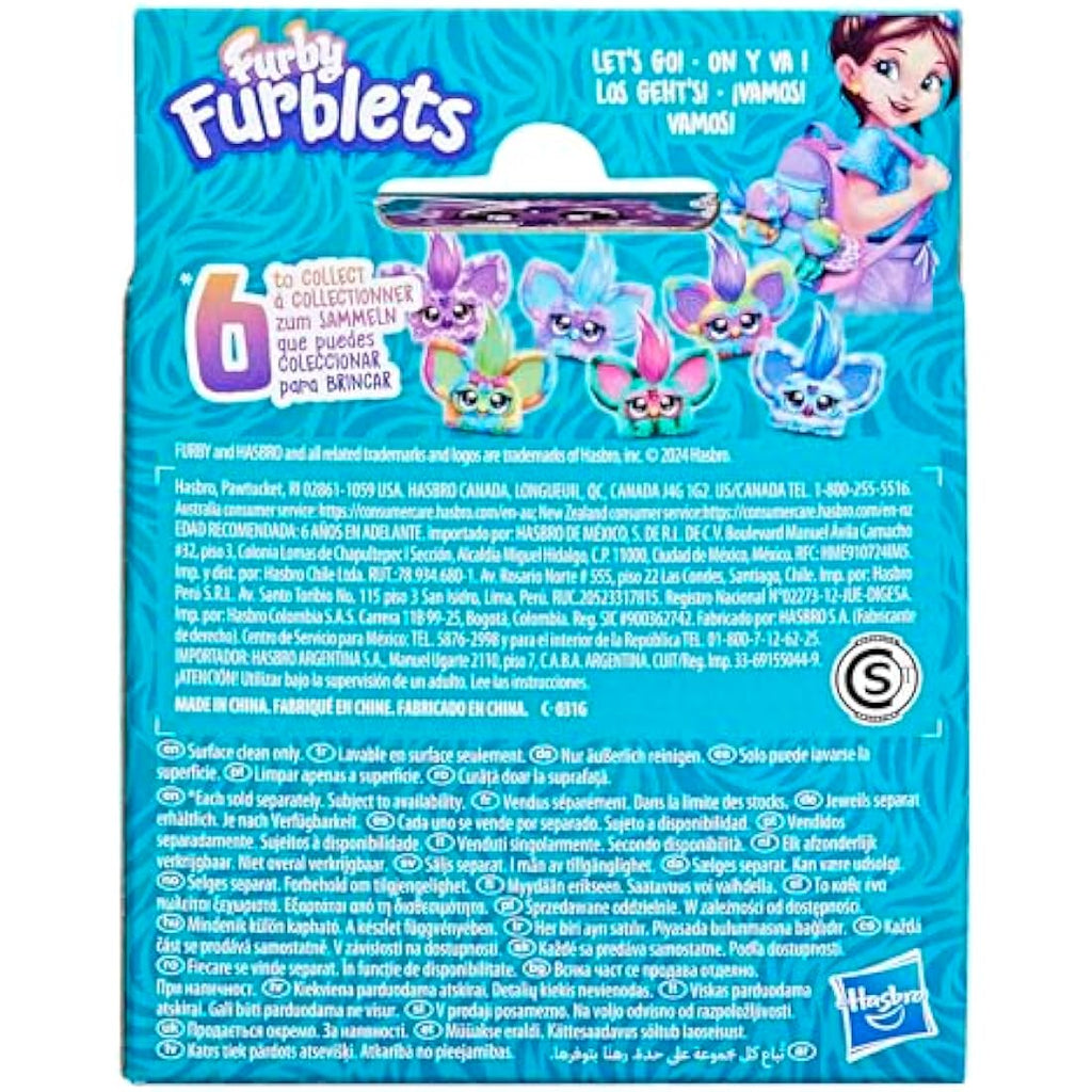 Furby Furblets Hip-Bop Mini Electronic Plush Toy | Pink Hip Hop