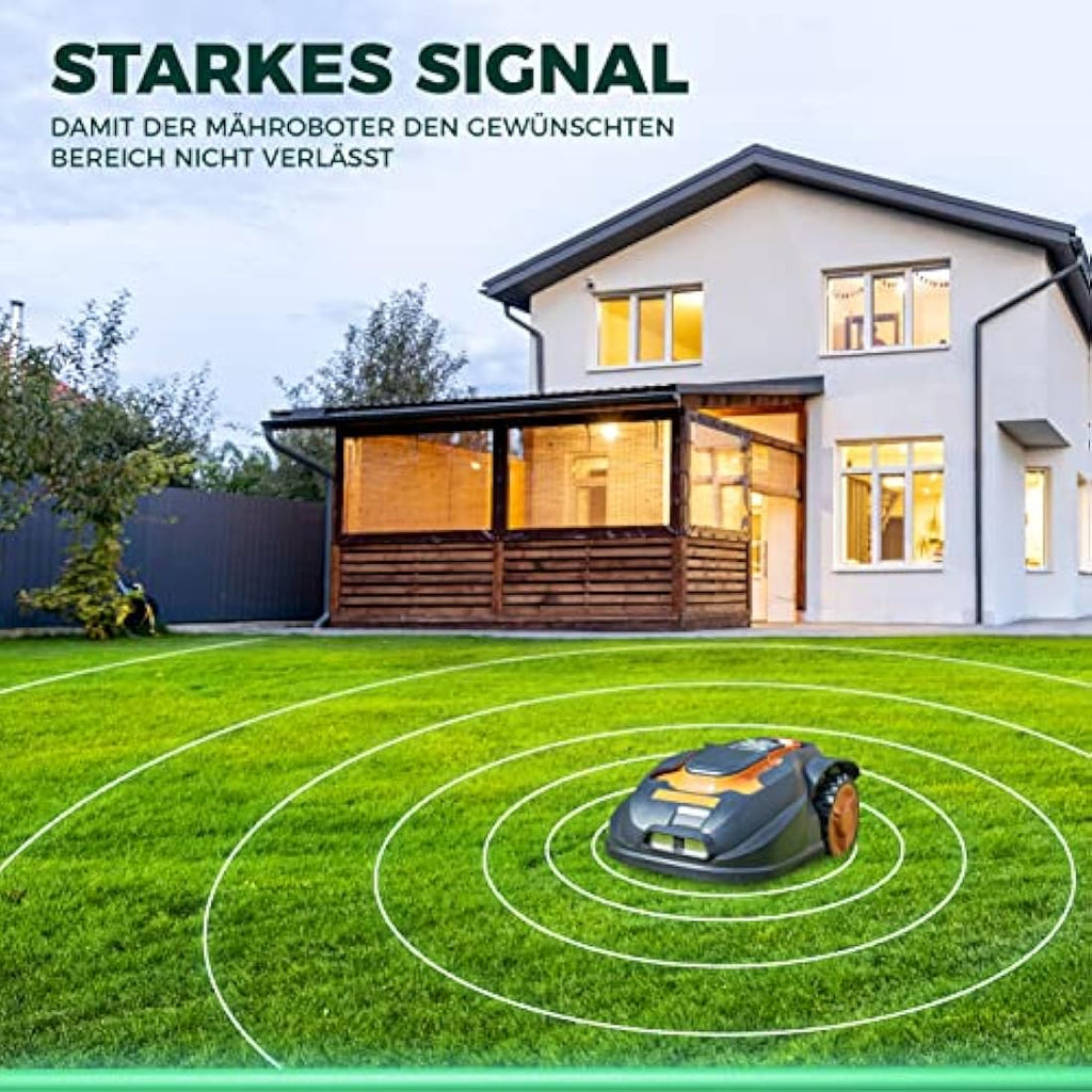 Robotic Lawnmower Boundary Cable Set - 250m Wire & 500 Pegs