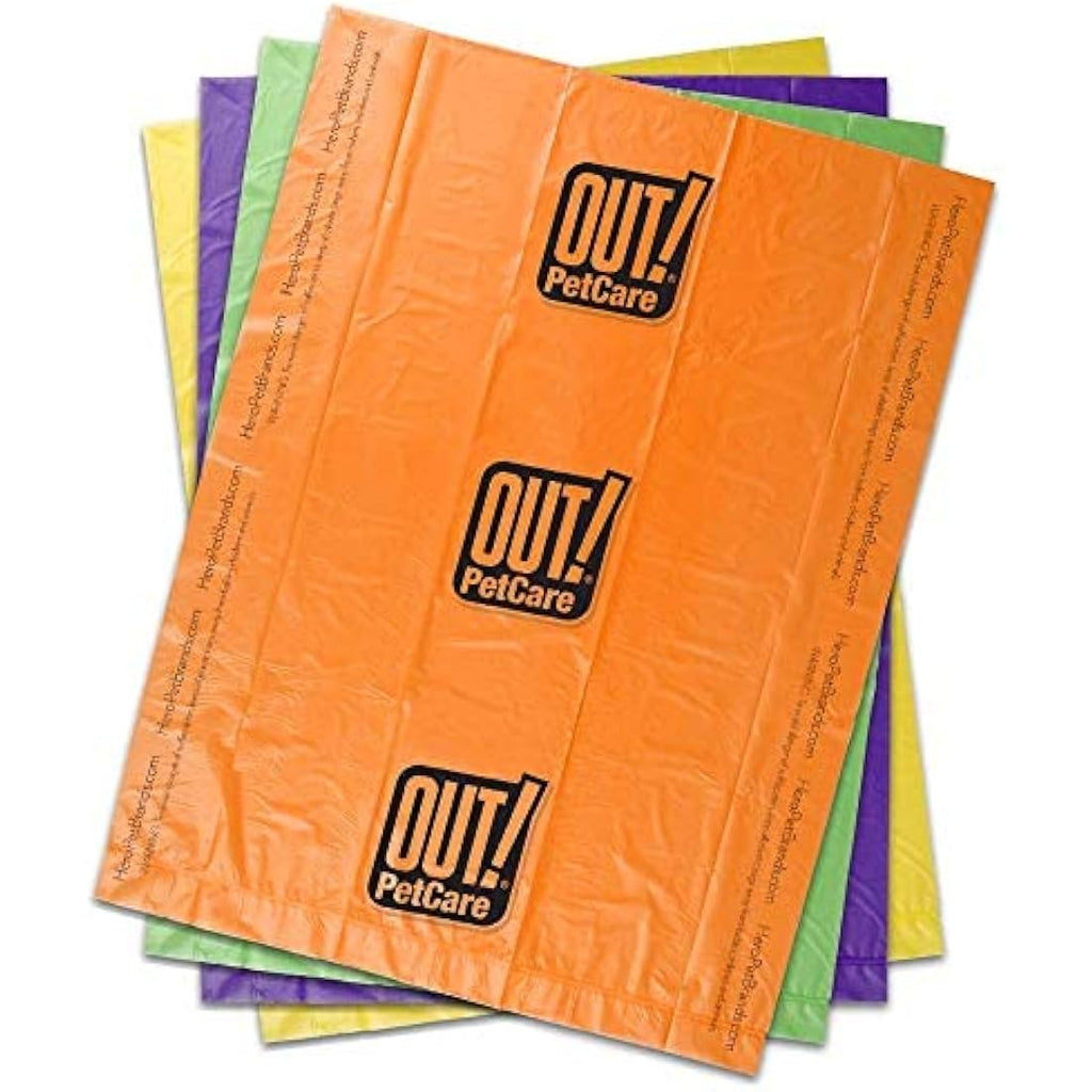 OUT! Dog Waste Bags – Leak-Proof & Strong Poop Bags, 120 Count Green