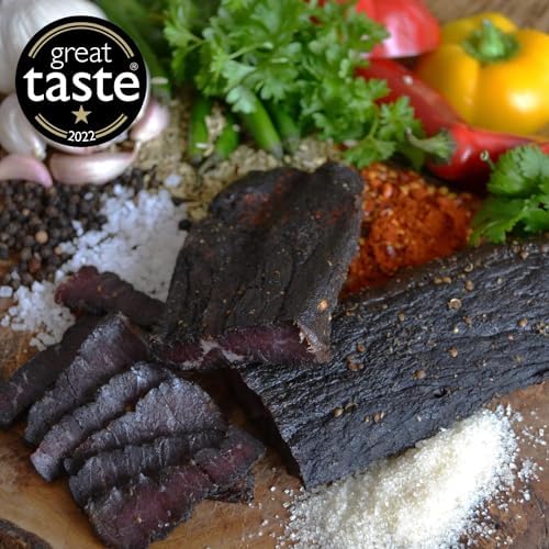 The Biltong Man Tasty Traditional Lean Beef Biltong - 1kg (Pack of 2)