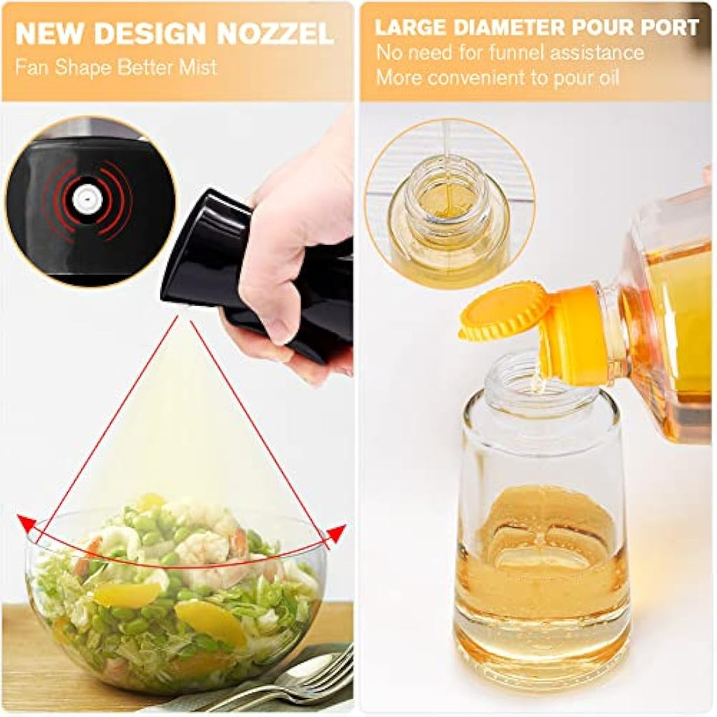 Olive Oil Sprayer – 180ml Glass Mister for Air Fryer & Cooking