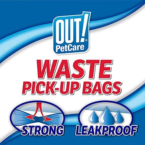 OUT! Dog Waste Bags – Strong Leak-Proof Rainbow Poop Bags – 120 Count