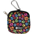 Dog Treat Training Pouch – Small Travel Walking Bag (Pawprint)