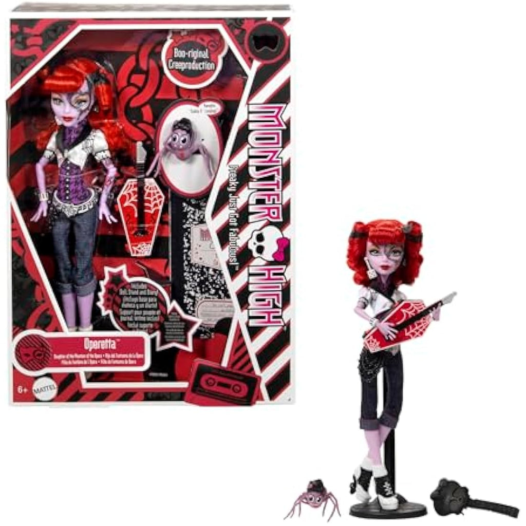 Monster High Operetta Creeproduction Doll with Pet and Accessories