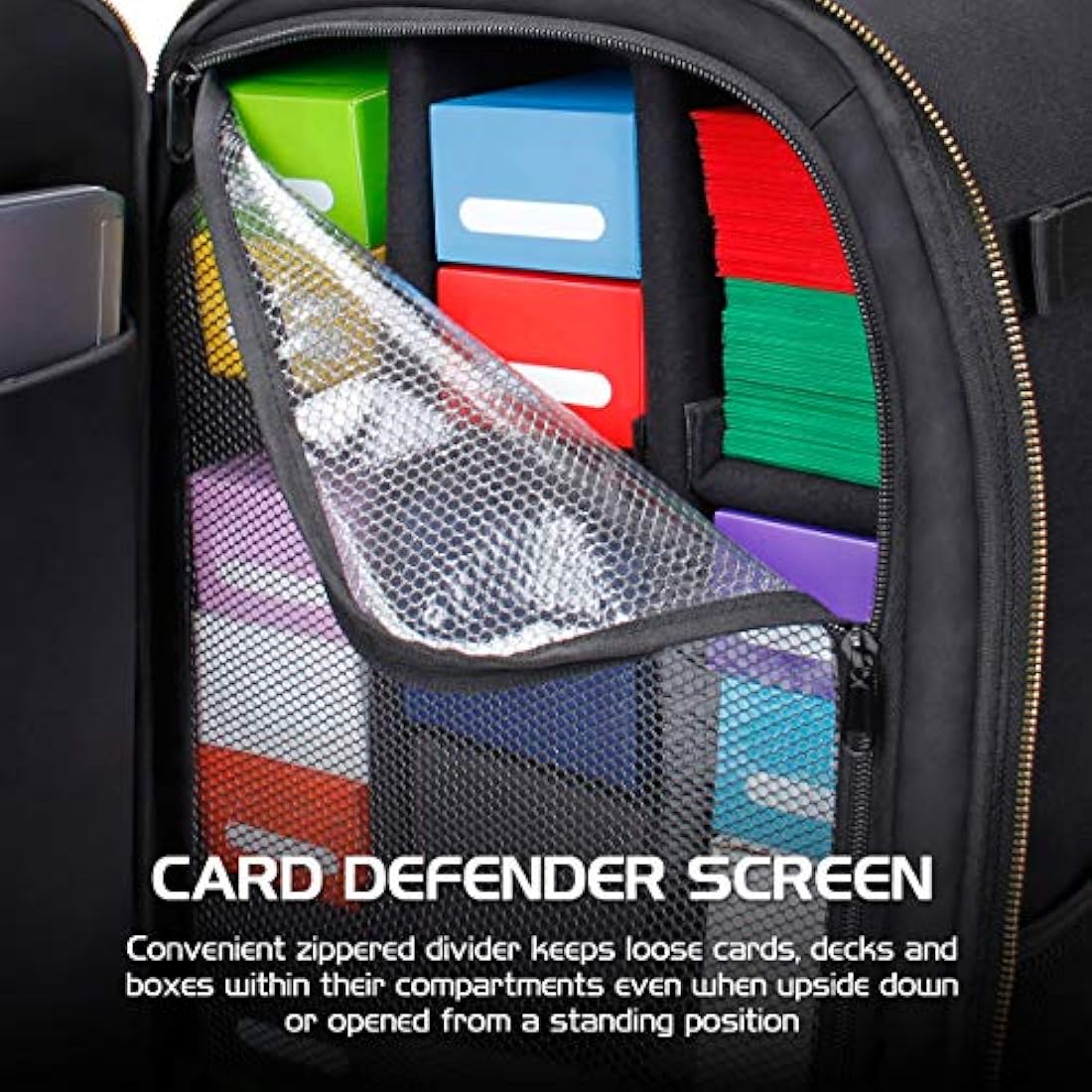 MTG Backpack – TCG Card Storage & Deck Box Organizer (Black)