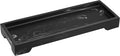Luxspire Resin Vanity Tray – Matte Black Marble Style Bathroom Organizer