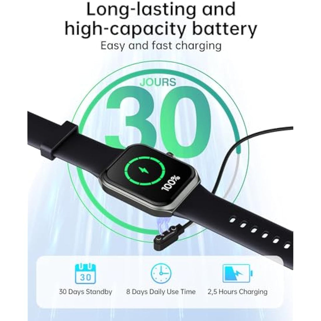 TUYOMA Smart Watch - 1.91" Fitness Tracker with Bluetooth Calling & IP68