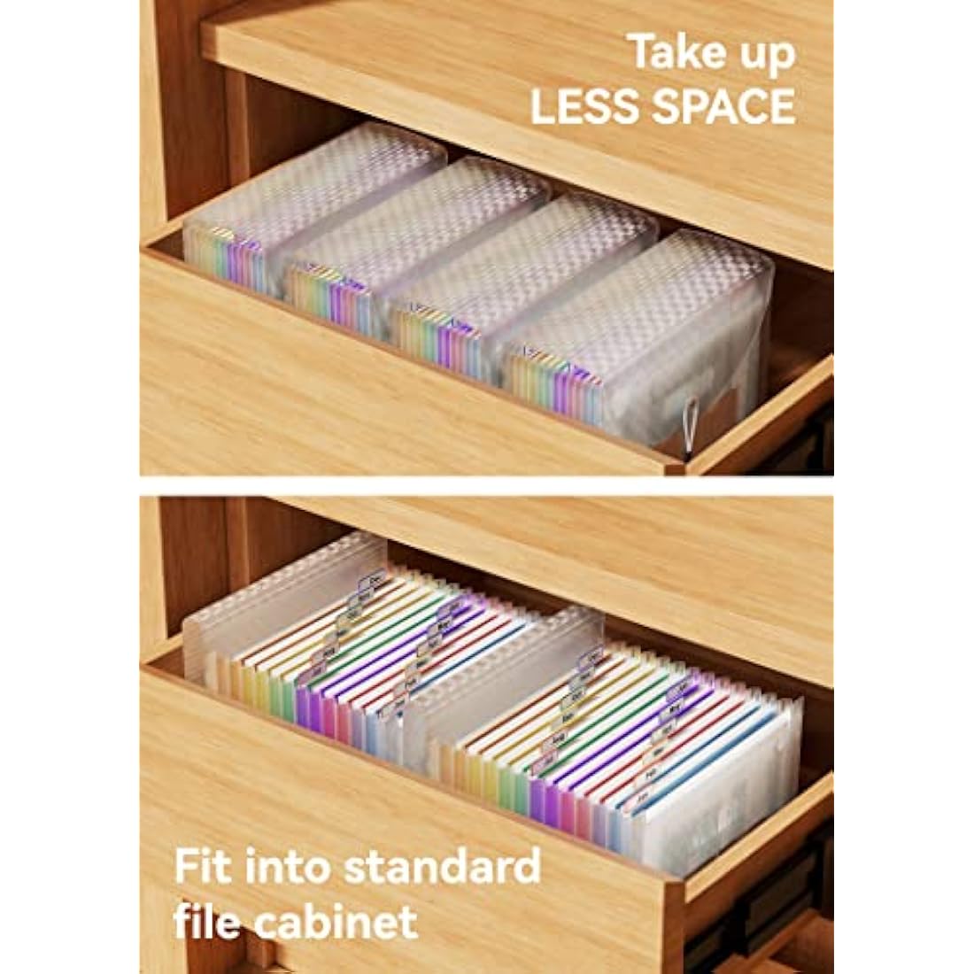 ABC life A4 Expanding File Organiser | 13 Pockets Grid Document Folder