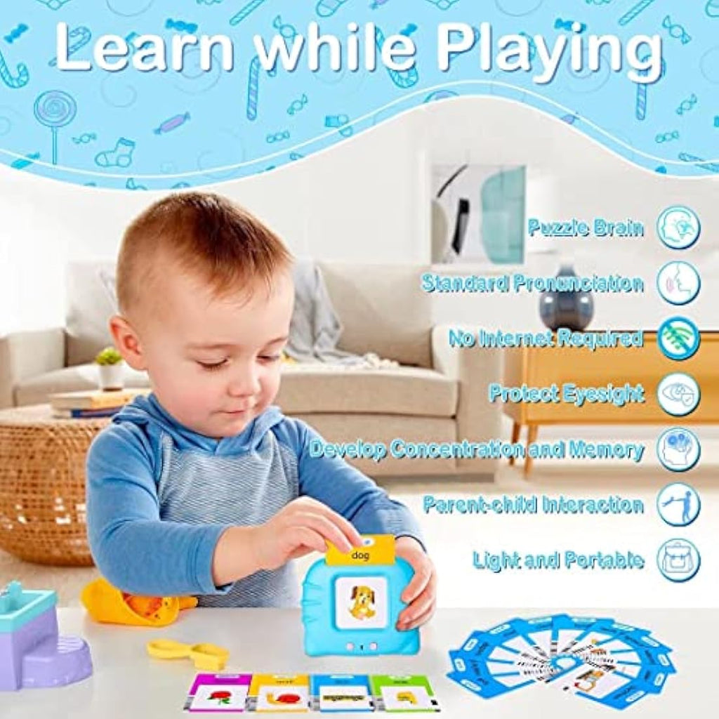 Jolof Store Talking Flash Cards – 224 Words Montessori Learning Toy