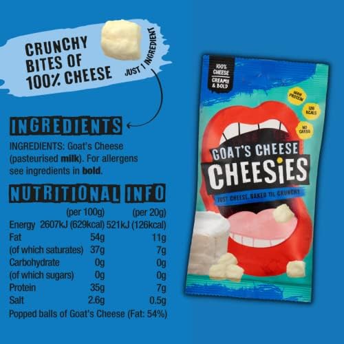 Cheesies Variety Pack – 100% Baked Cheese Keto Snacks (24 x 20g)