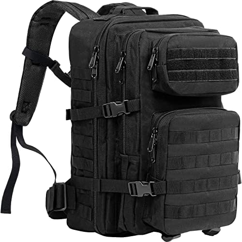 Jolof Store Tactical Assault Backpack – 40L Large MOLLE Rucksack