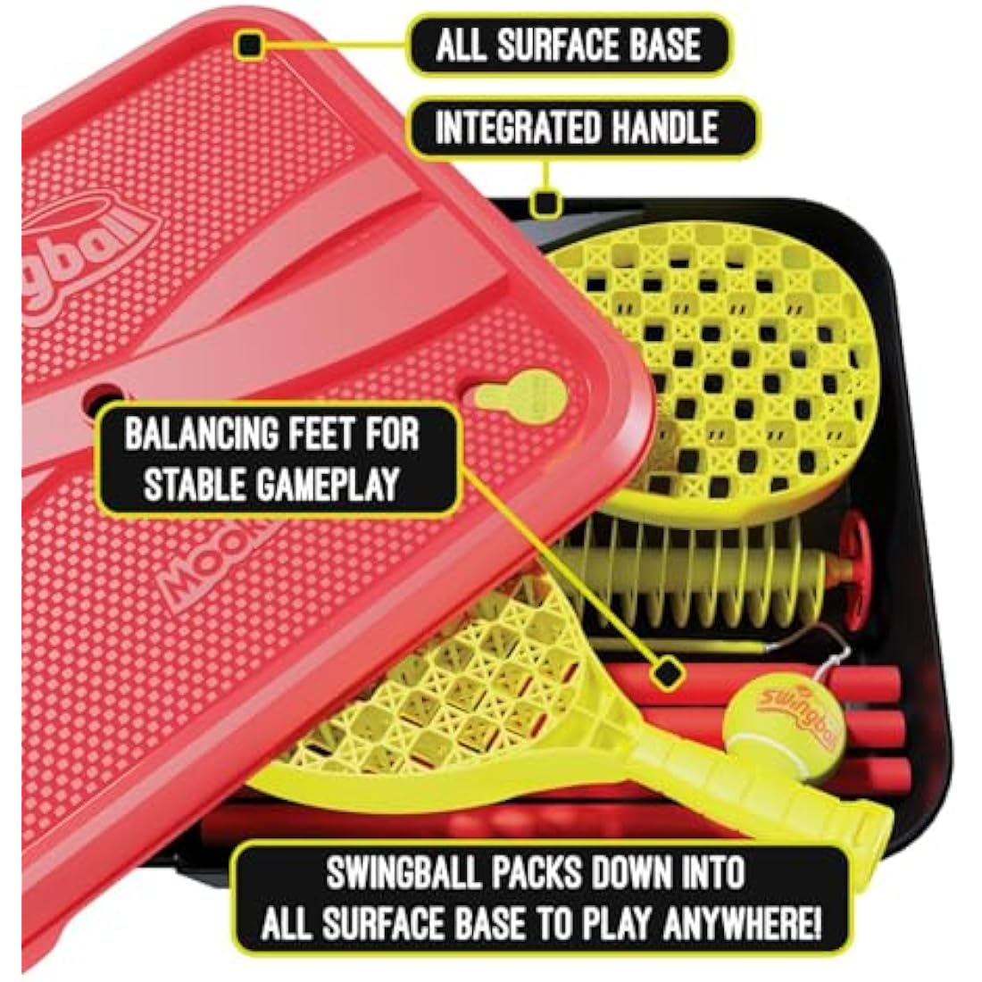 Swingball Classic All Surface Tennis Set – Portable Outdoor Game for All Ages