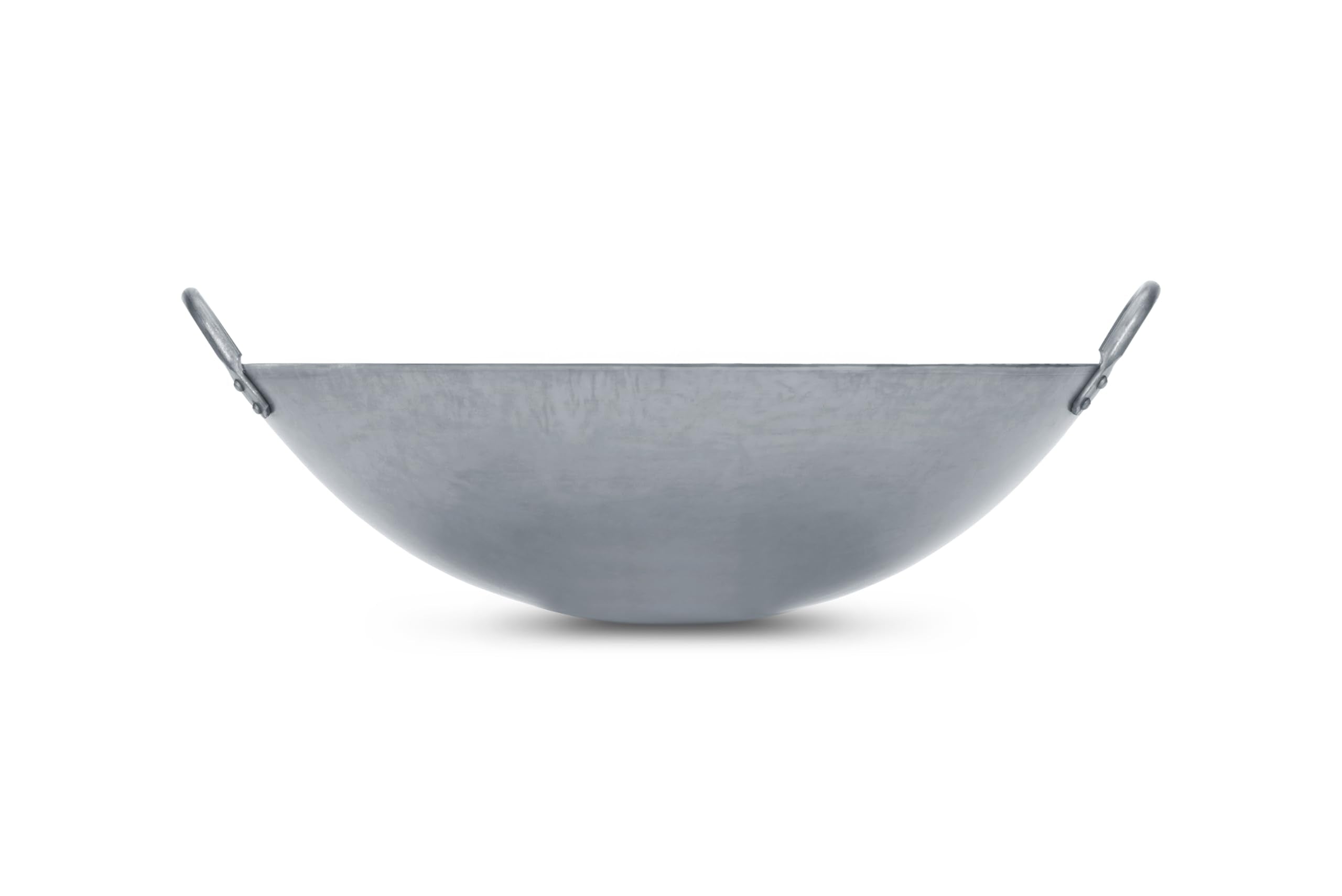 Craft Wok 16 Inch Hand Hammered Carbon Steel Round Bottom Wok