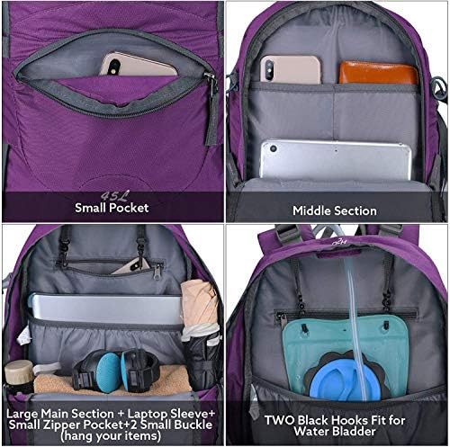 G4Free 45L Hiking Backpack – Waterproof Trekking & Travel Rucksack