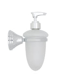 Croydex Westminster Wall Mounted Soap Dispenser | Chrome & Glass