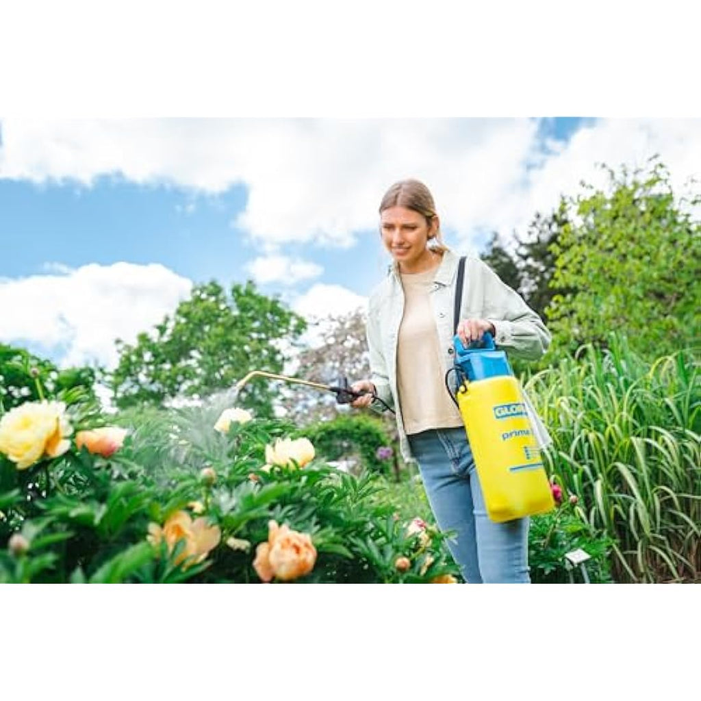 GLORIA Prima 5 Pressure Sprayer | 5L Garden Sprayer with Brass Nozzle