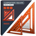 Presch Carpenters Square Set | 180mm & 300mm Milled Aluminum Tools