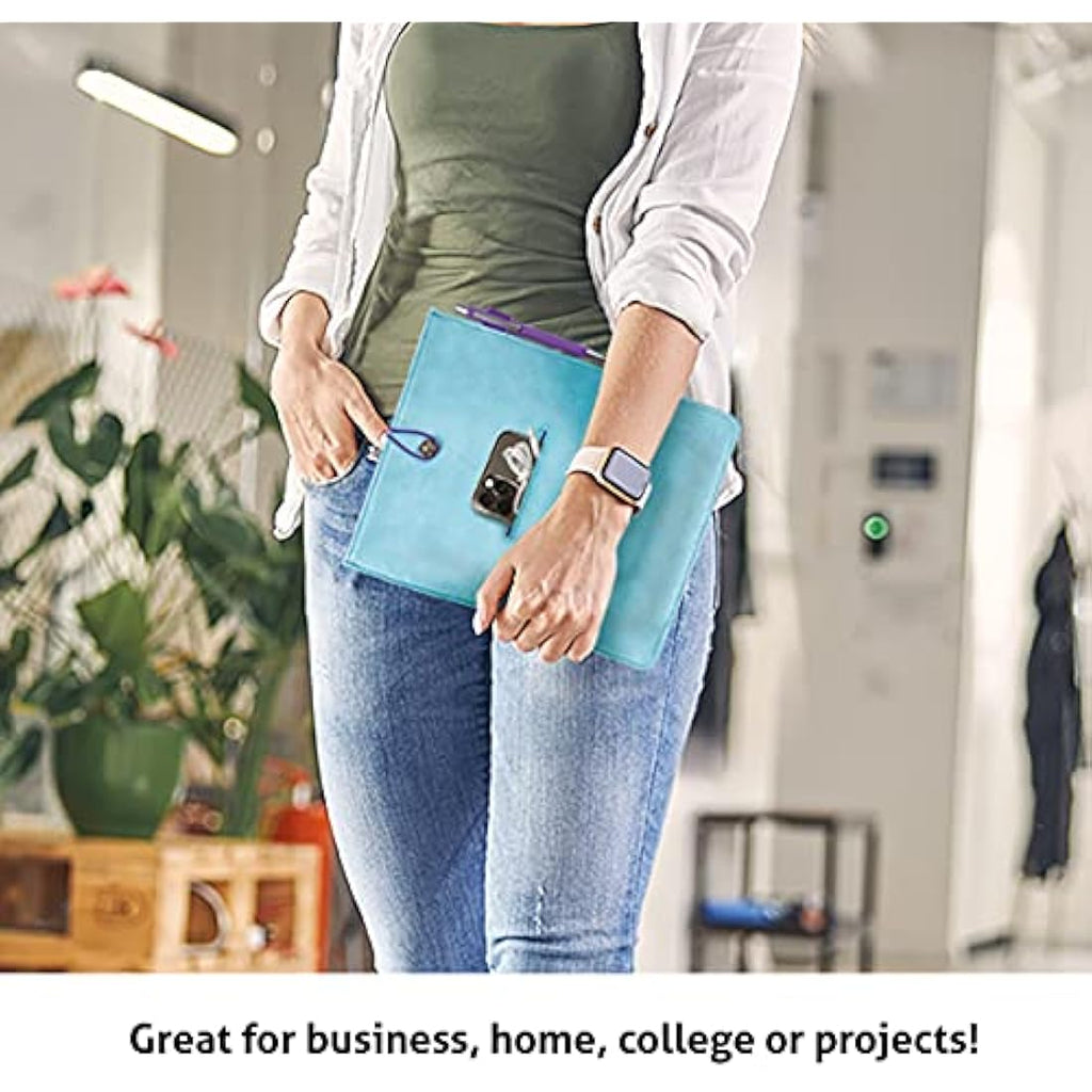Bookaroo Leather-Look Books & Stuff Pouch – Brown Stationery Sleeve