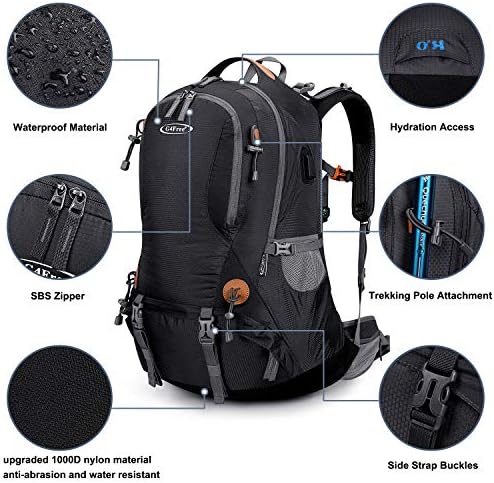 G4Free 50L Hiking Backpack | Waterproof Mountaineering Travel Rucksack